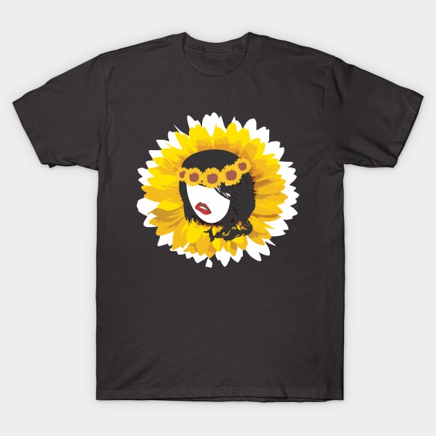 sunflower lip T-Shirt by inazim